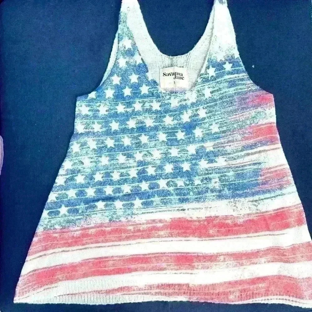 Savanna Jane knit tank top size small